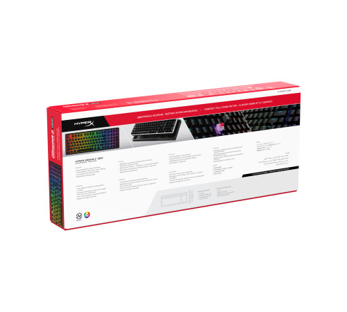 Клавіатура HyperX Origins 2 1800 HX Red USB Black (B4QS4AA)
