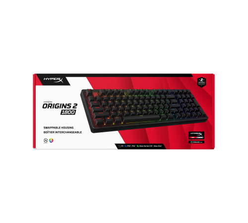 Клавіатура HyperX Origins 2 1800 HX Red USB Black (B4QS4AA)