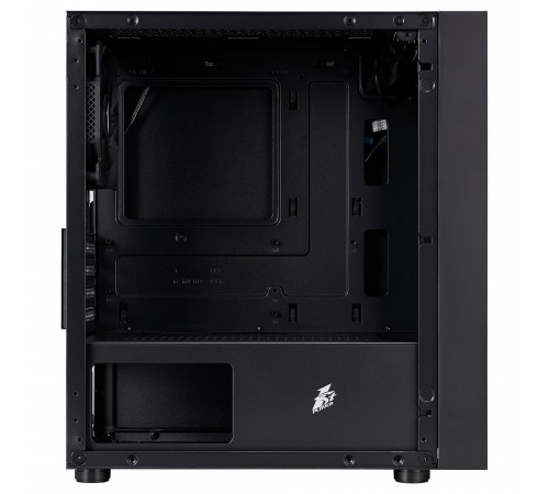 Корпус 1stPlayer B5-M-BK-3F Black без БЖ