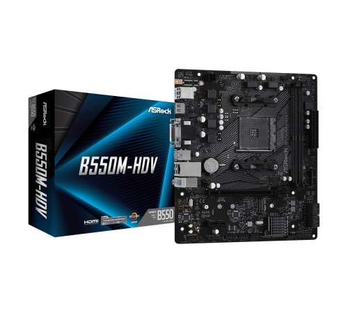 Материнська плата ASRock B550M-HDV Socket AM4 Материнська плата ASRock B550M-HDV Socket AM4