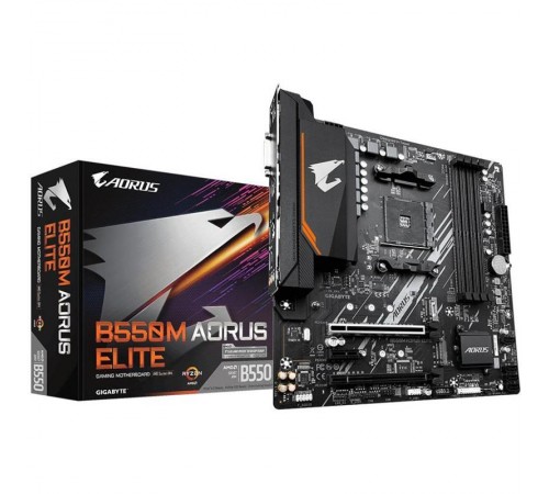 Материнська плата Gigabyte B550M Aorus Elite Socket AM4