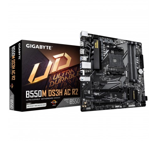 Материнська плата Gigabyte B550M DS3H AC R2 Socket AM4 Материнська плата Gigabyte B550M DS3H AC R2 Socket AM4