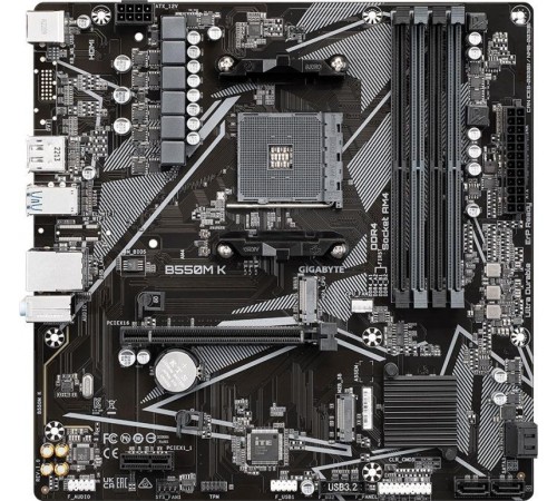 Материнська плата Gigabyte B550M K Socket AM4
