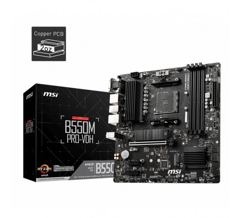 Материнська плата MSI B550M PRO-VDH Socket AM4 Материнська плата MSI B550M PRO-VDH Socket AM4