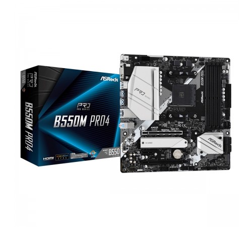 Материнська плата ASRock B550M Pro4 Socket AM4