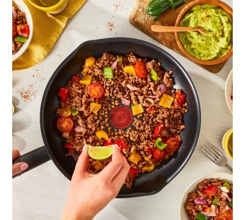 Сковорода з кришкою Tefal Day by Day 20 см (B5580223UA)