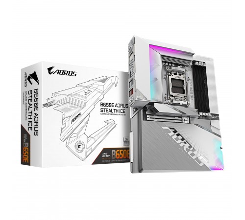 Материнська плата Gigabyte B650E A Stealth Ice Socket AM5 Материнська плата Gigabyte B650E A Stealth Ice Socket AM5