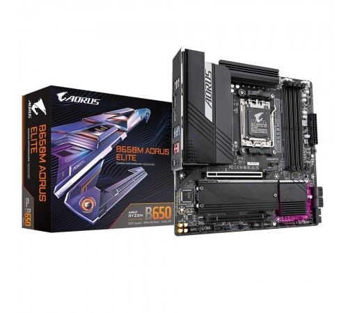 Материнська плата Gigabyte B650M Aorus Elite Socket AM5