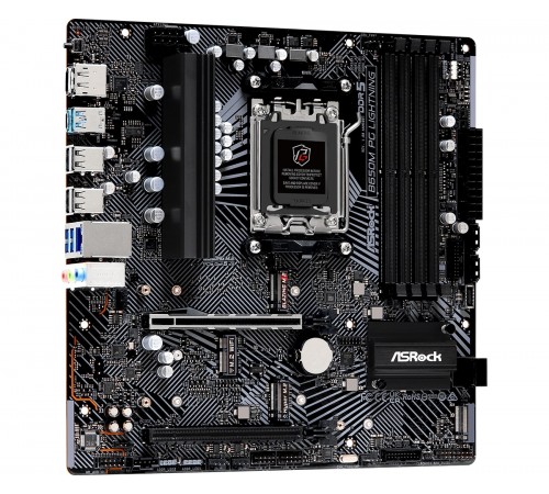 Материнська плата ASRock B650M PG Lightning Socket AM5