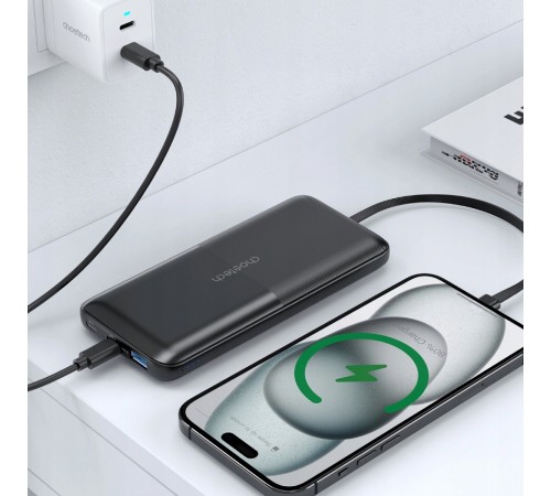 Універсальна мобільна батарея Choetech 10000mAh 22.5W Black (B654-BK)