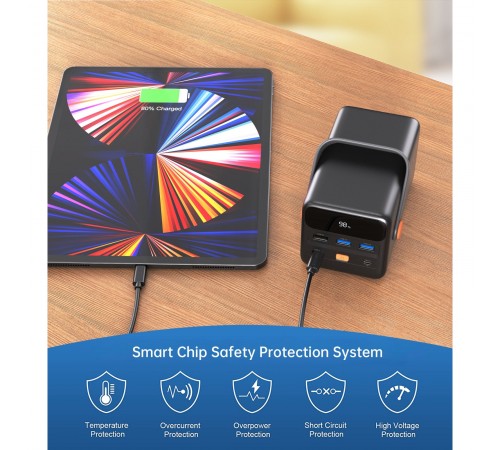 Універсальна мобільна батарея Choetech B664 50000mAh Black (B664-CCBE) Універсальна мобільна батарея Choetech B664 50000mAh Black (B664-CCBE)