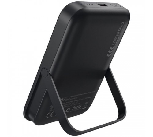 Універсальна мобільна батарея Choetech Magnetic 5000mAh Qi-15W Black (B742-CCBK)