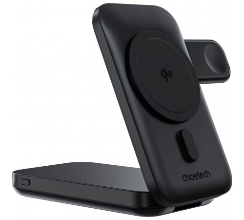 Універсальна мобільна батарея Choetech Magnetic 10000mAh Qi-2 15W Black (B750-CCBK)