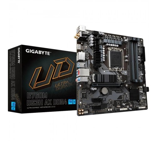 Материнська плата Gigabyte B760M DS3H AX DDR4 Socket 1700
