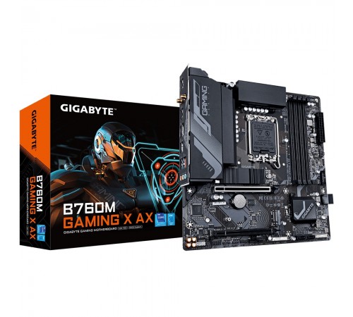 Материнська плата Gigabyte B760M Gaming X AX Socket 1700