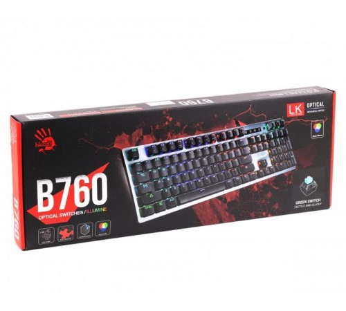Клавіатура Bloody B760 Grey
