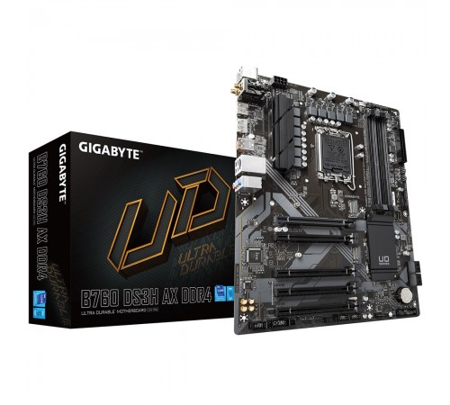 Материнська плата Gigabyte B760 DS3H AX DDR4 Socket 1700 Материнська плата Gigabyte B760 DS3H AX DDR4 Socket 1700