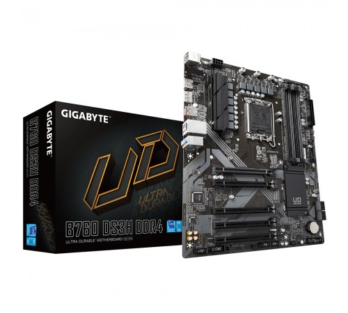 Материнська плата Gigabyte B760 DS3H DDR4 Socket 1700 Материнська плата Gigabyte B760 DS3H DDR4 Socket 1700