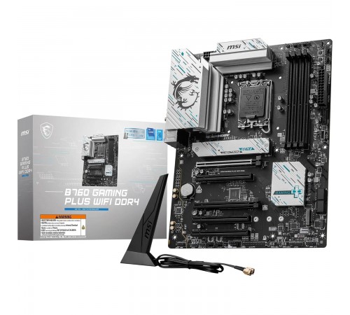 Материнська плата MSI B760 Gaming Plus WiFi DDR4 Socket 1700 Материнська плата MSI B760 Gaming Plus WiFi DDR4 Socket 1700
