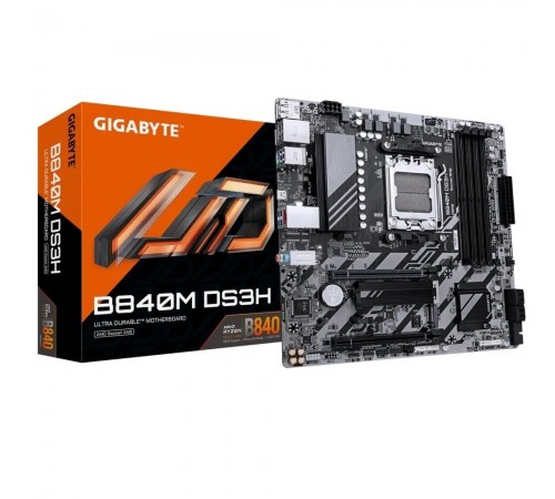Материнська плата Gigabyte B840M DS3H Socket AM5 Материнська плата Gigabyte B840M DS3H Socket AM5
