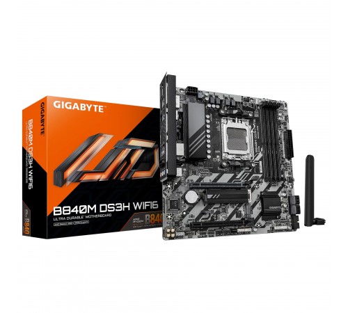 Материнська плата Gigabyte B840M DS3H WF6 Socket AM5