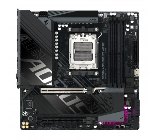 Материнська плата Gigabyte B850M Aorus Elite WiFi6E Socket AM5 Материнська плата Gigabyte B850M Aorus Elite WiFi6E Socket AM5