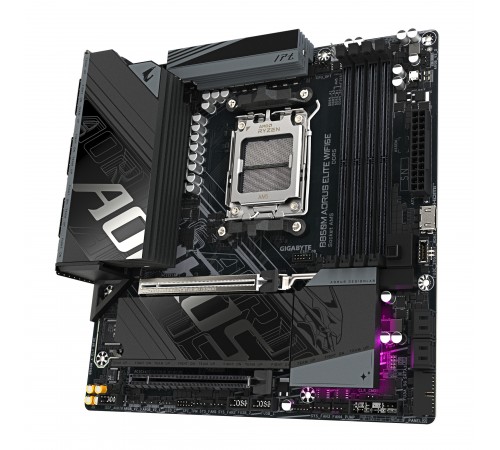 Материнська плата Gigabyte B850M Aorus Elite WiFi6E Socket AM5 Материнська плата Gigabyte B850M Aorus Elite WiFi6E Socket AM5