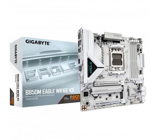 Материнська плата Gigabyte B850M Eagle WiFi6E Ice Socket AM5