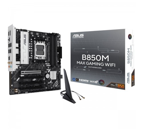 Материнська плата Asus B850M Max Gaming WiFi Socket AM5