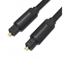 Кабель оптоволоконний Vention Optical Toslink, 1 m, Black (BAEBF)