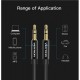 Кабель Vention 3.5 мм - 3.5 мм (M/M), 1 м, Black (BAGBF)