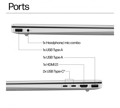Ноутбук HP Pavilion 16-ag0027ua (BF1L1EA) Silver