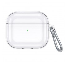 Чохол Usams US-BH740 Silicon для Apple AirPods 3 Transparent Black (BH740AP02)