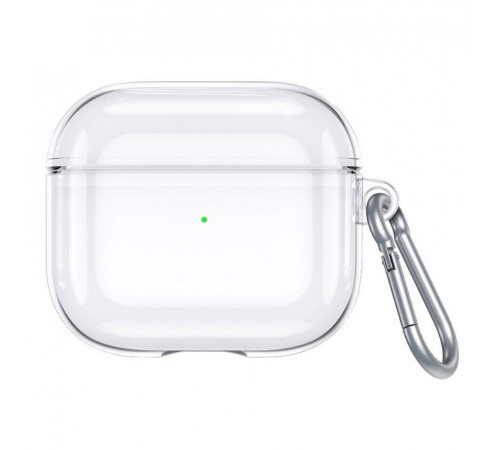 Чохол Usams US-BH740 Silicon для Apple AirPods 3 Transparent Black (BH740AP02)