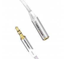 Кабель-подовжувач Vention 3.5 мм - 3.5 мм (F/M), 1.5 м, Silver (BHEIG)