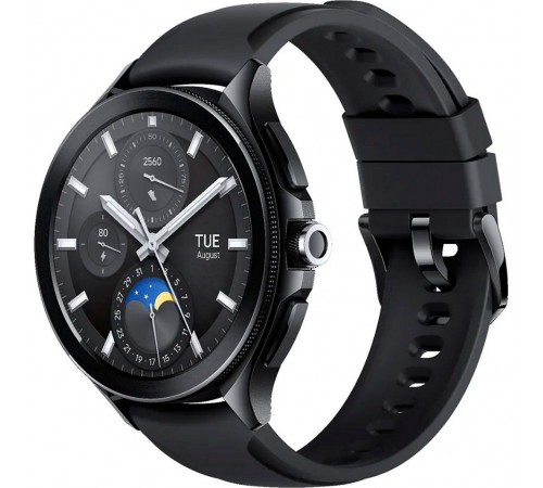 Смарт-годинник Xiaomi Watch 2 Pro Black Case with Black Fluororubber Strap (BHR7211GL)