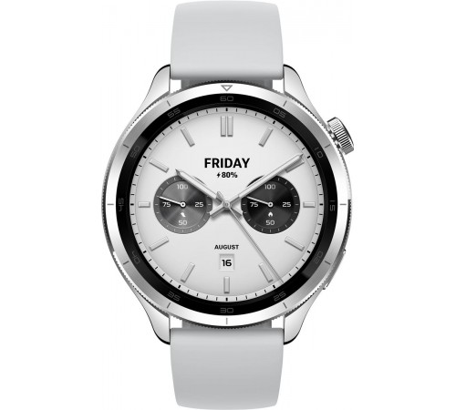 Смарт-годинник Xiaomi Watch S4 Silver (BHR9197GL)