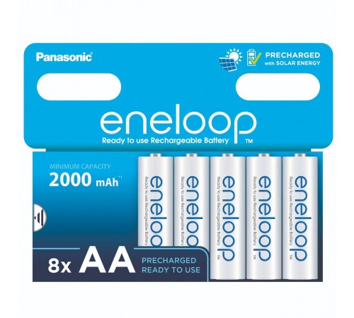 Акумулятори Panasonic Eneloop AA/HR06 NI-MH 2000 mAh BL 8 шт Акумулятори Panasonic Eneloop AA/HR06 NI-MH 2000 mAh BL 8 шт