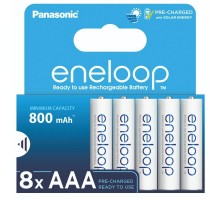 Акумулятори Panasonic Eneloop AAA/HR03 NI-MH 800 mAh BL 8 шт