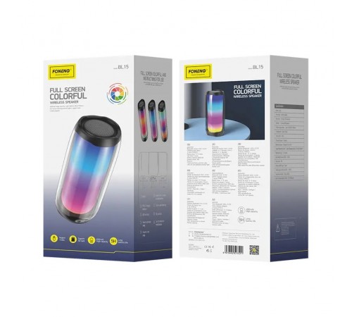 Акустична система Foneng BL15 Full Screen Colorful Bluetooth Speaker (BL15-BS-FSC)