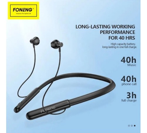 Bluetooth-гарнітура Foneng BL37 Digital Display Neckband Bluetooth Earphone (BL37-BE-DDN) Bluetooth-гарнітура Foneng BL37 Digital Display Neckband Bluetooth Earphone (BL37-BE-DDN)