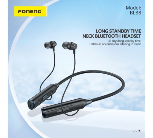 Bluetooth-гарнітура Foneng Neckband Sport (BL38)
