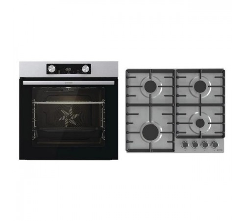 Вбудований комплект Варильна поверхня Gorenje G642ABX + Духова шафа Gorenje BO6737E02XK