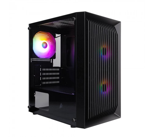 Корпус 1stPlayer BS-2-BK-3F1 Black без БЖ