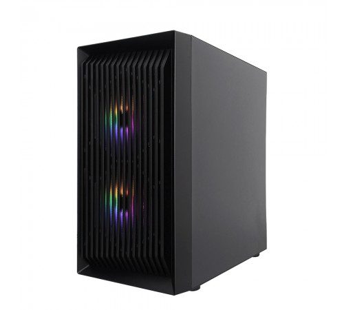 Корпус 1stPlayer BS-2-BK-3F1 Black без БЖ