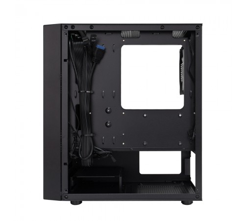 Корпус 1stPlayer BS-2-BK-3F1 Black без БЖ