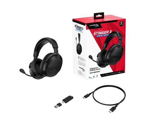 Гарнітура HyperX Cloud Stinger 3 Wireless Black (BS1T8AA)