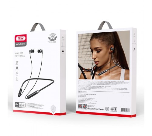 Bluetooth-гарнітура XO BS33 Black