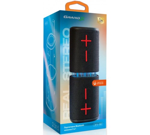 Акустична система Grand-X 2 в 1 BTS-15DB