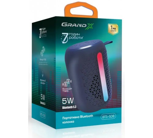 Акустична система Grand-X BTS-5DB